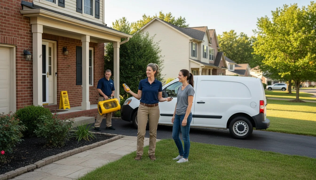 Residential water damage restoration in Red Creek, NY